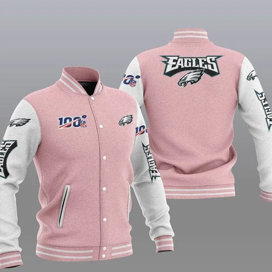 Philadelphia Eagles Baseball Jacket YR76