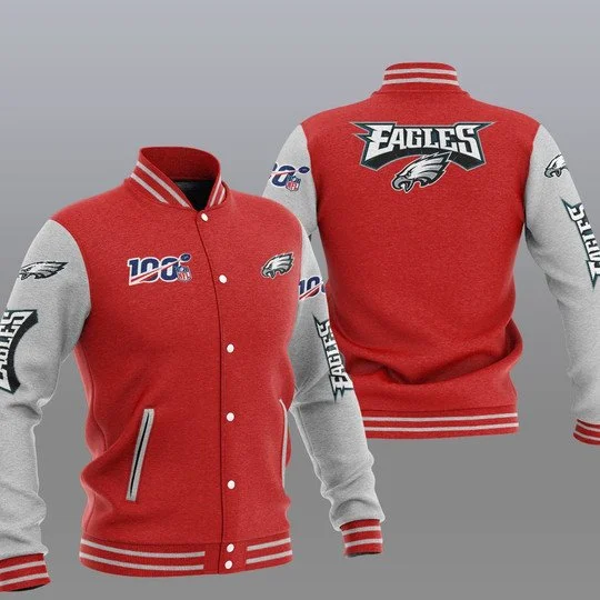 Philadelphia Eagles Baseball Jacket HU30