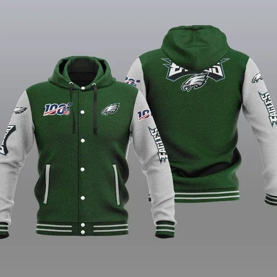 Philadelphia Eagles Baseball Jacket KU28 - Image 2
