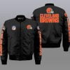 Cleveland Browns Bomber Jacket Full Size TB29
