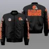 Cleveland Browns Bomber Jacket Full Size TB29