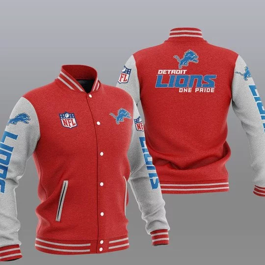 Detroit Lions Baseball Jacket VI90