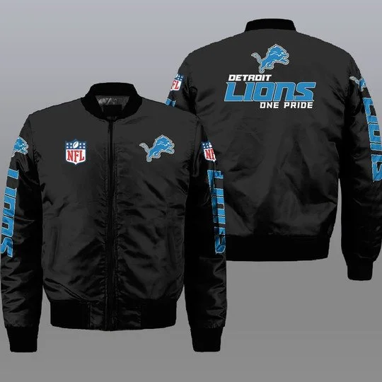 Detroit Lions Bomber Jacket Full Size ME21