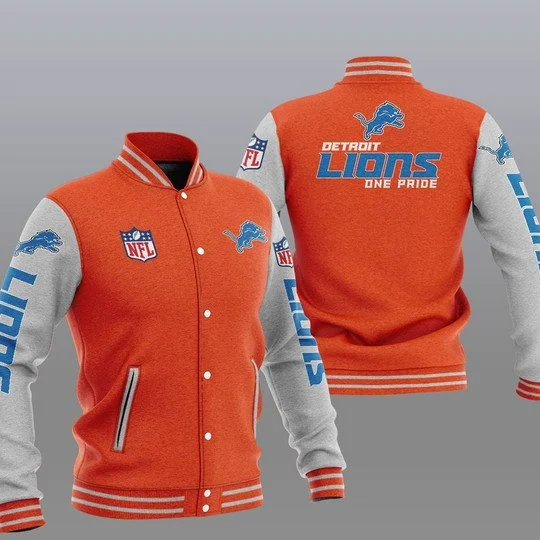 Detroit Lions Baseball Jacket DX01