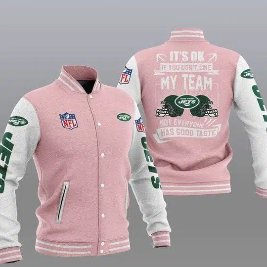 New York Jets Baseball Jacket HB22