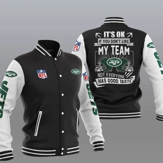 New York Jets Baseball Jacket YO29