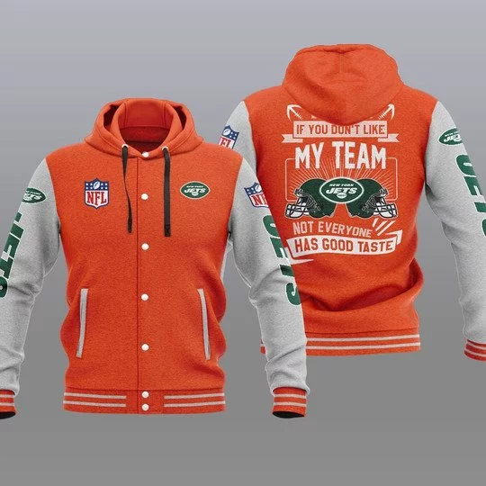 New York Jets Baseball Jacket HF28 - Image 2