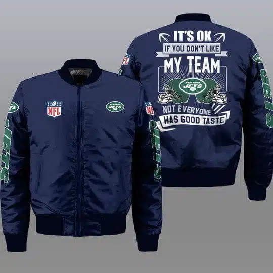 New York Jets Bomber Jacket Full Size XP92