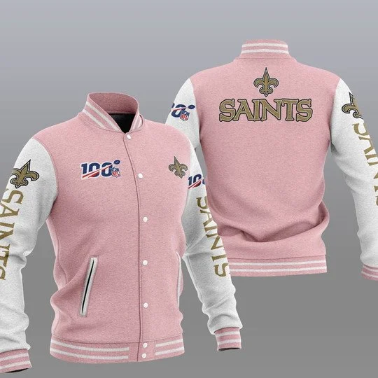 New Orleans Saints Baseball Jacket OC33