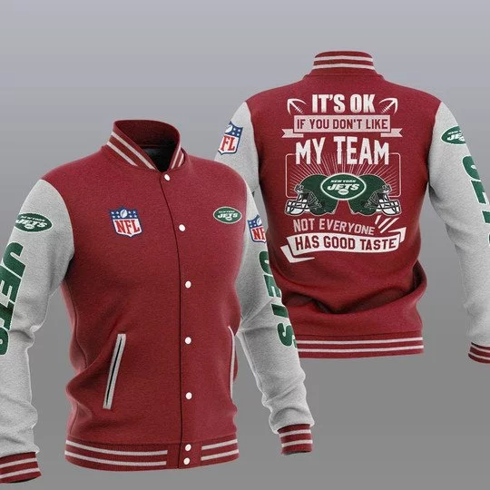 New York Jets Baseball Jacket UJ33