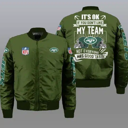 New York Jets Bomber Jacket Full Size YX93
