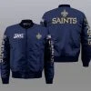 New Orleans Saints Bomber Jacket Full Size LD05
