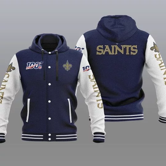 New Orleans Saints Baseball Jacket AK89 - Image 2