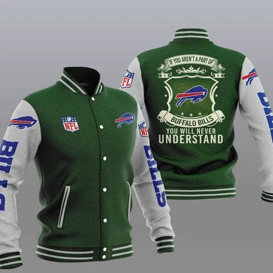 Buffalo Bills Baseball Jacket HH12