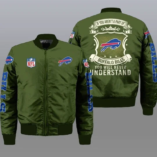 Buffalo Bills Bomber Jacket Full Size PD37