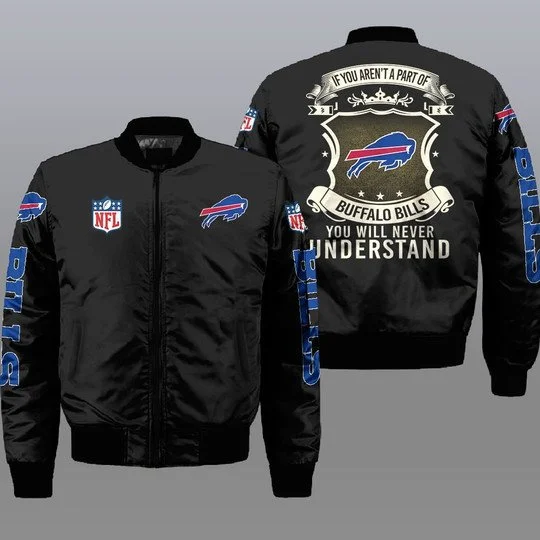 Buffalo Bills Bomber Jacket Full Size PP44