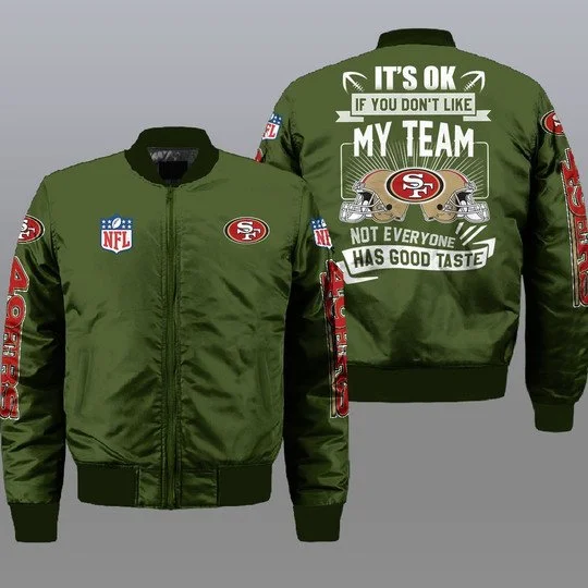 San Francisco 49ers Bomber Jacket Full Size TM95