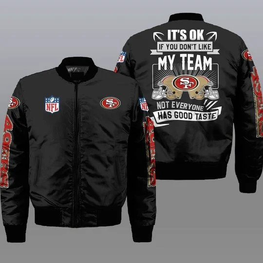 San Francisco 49ers Bomber Jacket Full Size MG78