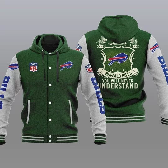 Buffalo Bills Baseball Jacket HH12 - Image 2