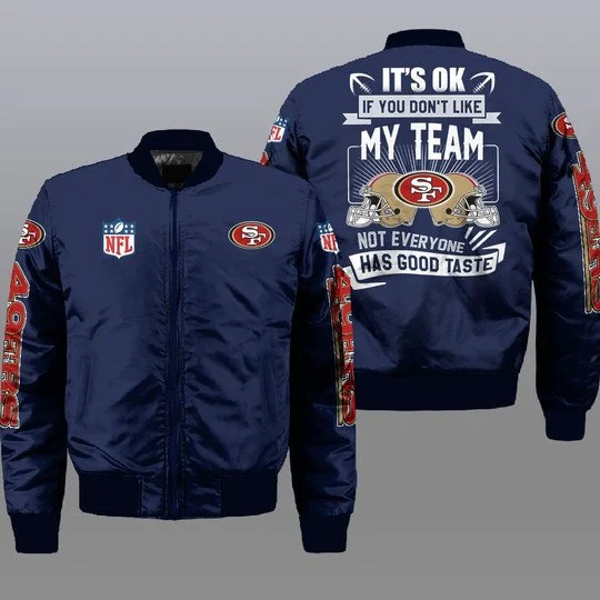 San Francisco 49ers Bomber Jacket Full Size UM30