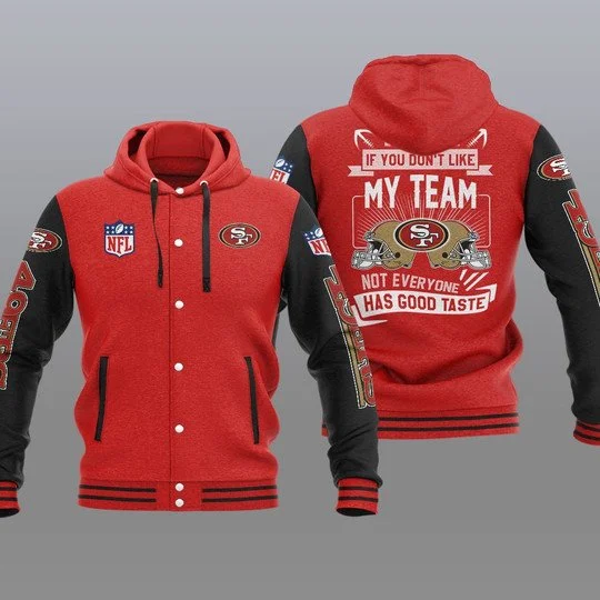 San Francisco 49ers Baseball Jacket PM39 - Image 2