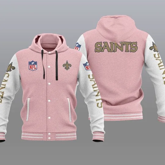 New Orleans Saints Baseball Jacket LM26 - Image 2