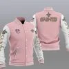 New Orleans Saints Baseball Jacket LM26