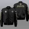 New Orleans Saints Bomber Jacket Full Size KS84