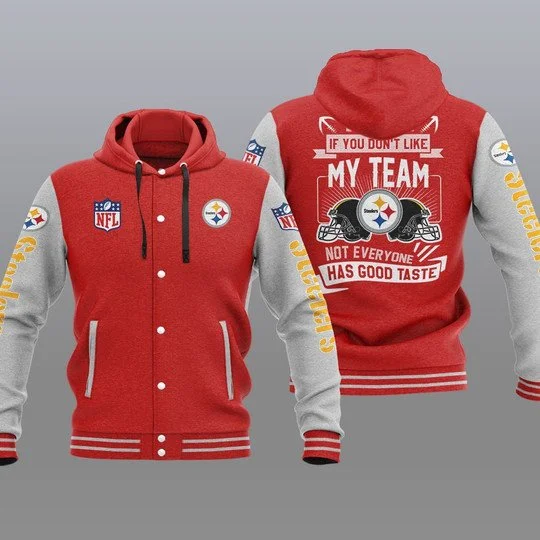 Pittsburgh Steelers Baseball Jacket LB92 - Image 2