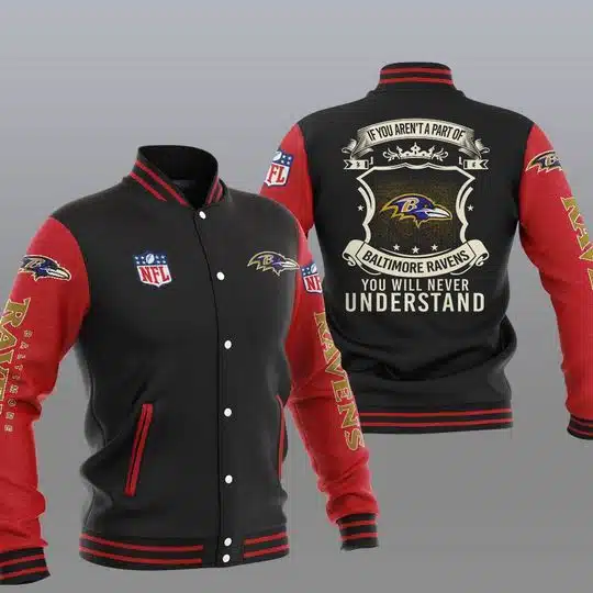 Baltimore Ravens Baseball Jacket OP05