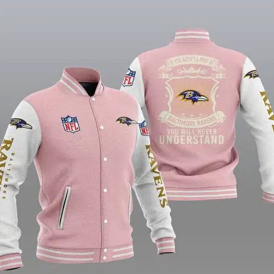 Baltimore Ravens Baseball Jacket SG37