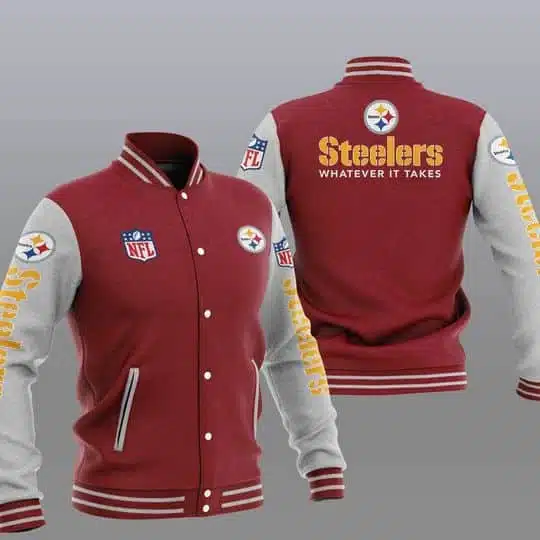 Pittsburgh Steelers Baseball Jacket KZ73