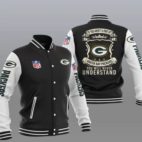 Green Bay Packers Baseball Jacket IO29
