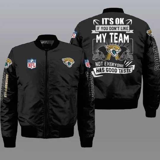 Jacksonville Jaguars Bomber Jacket Full UW38