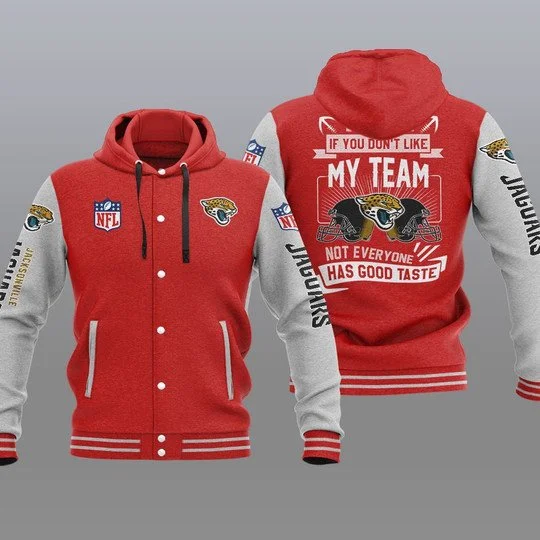 Jacksonville Jaguars Baseball Jacket ZE38 - Image 2