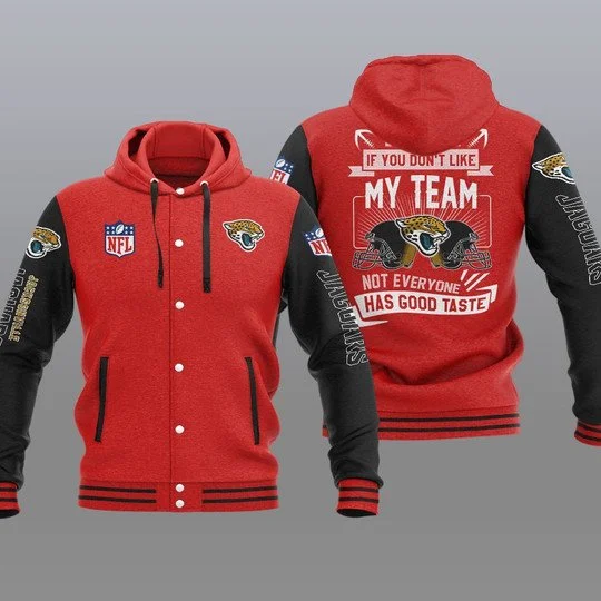 Jacksonville Jaguars Baseball Jacket JT28 - Image 2