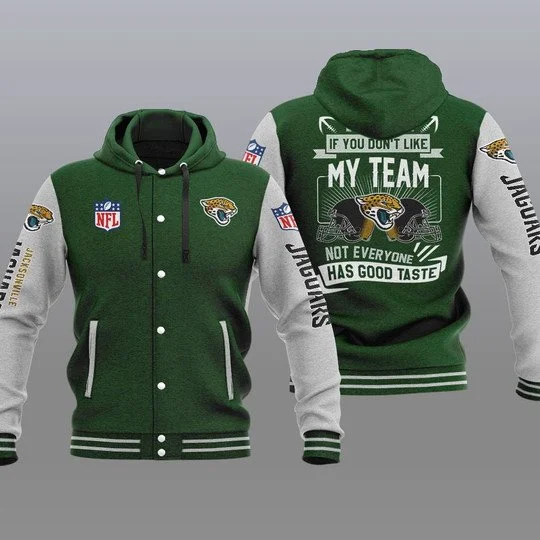 Jacksonville Jaguars Baseball Jacket CJ47 - Image 2