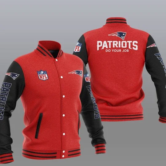 New England Patriots Baseball Jacket LO35