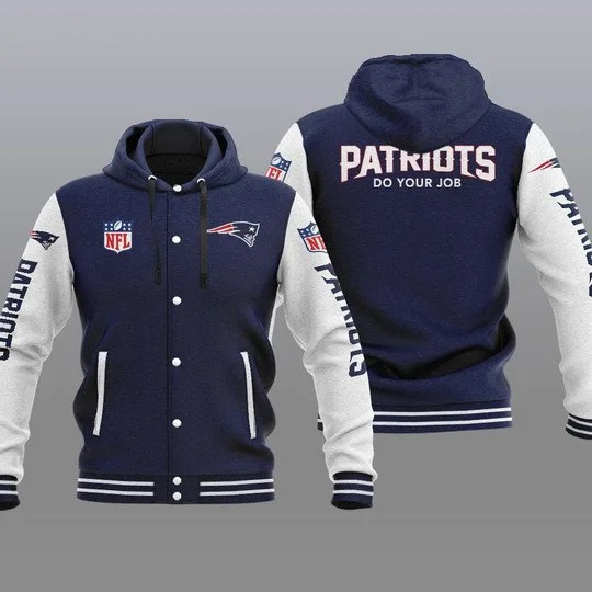 New England Patriots Baseball Jacket KC77 - Image 2