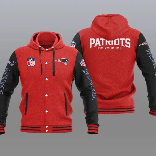New England Patriots Baseball Jacket LO35 - Image 2