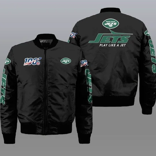 New York Jets Bomber Jacket Full Size JX99