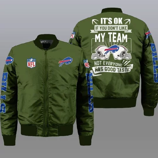 Buffalo Bills Bomber Jacket Full Size TC22