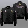 Minnesota Vikings Bomber Jacket Full Size RH56
