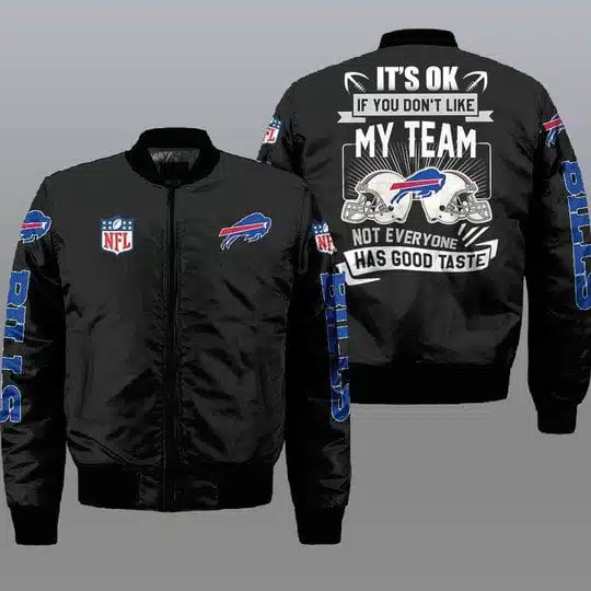 Buffalo Bills Bomber Jacket Full Size SS66