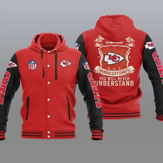 Kansas City Chiefs Baseball Jacket LG30 - Image 2