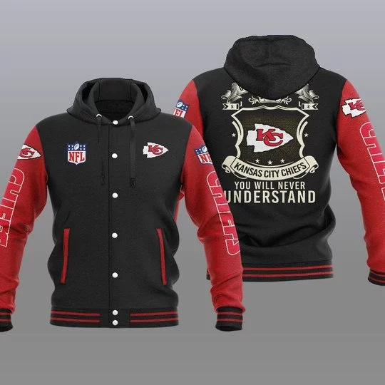 Kansas City Chiefs Baseball Jacket PK28 - Image 2