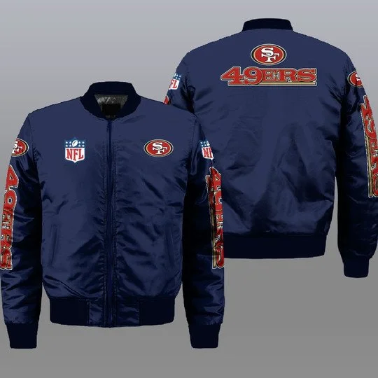 San Francisco 49ers Bomber Jacket Full Size YC92