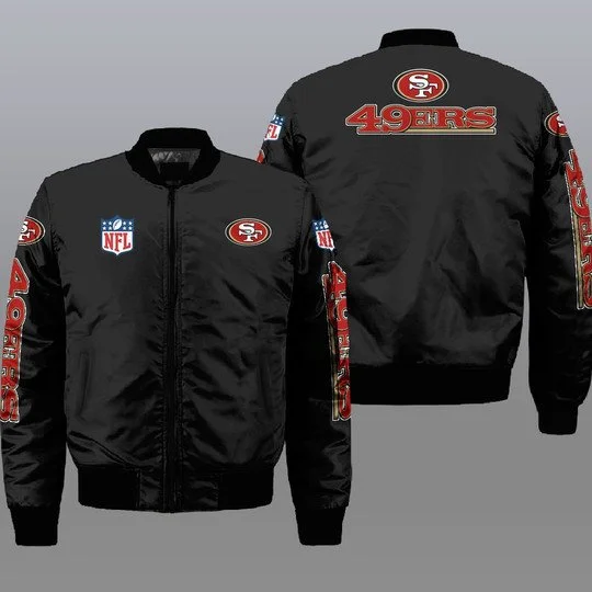 San Francisco 49ers Bomber Jacket Full Size JX81