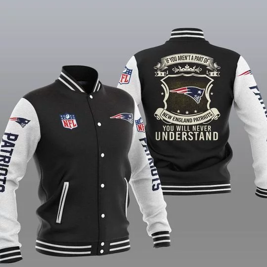 New England Patriots Baseball Jacket LU38