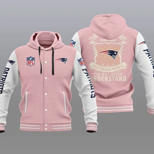 New England Patriots Baseball Jacket YK12 - Image 2